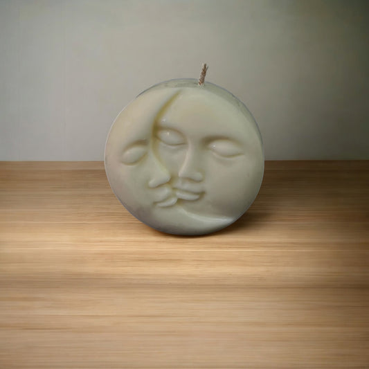 Sun and moon face